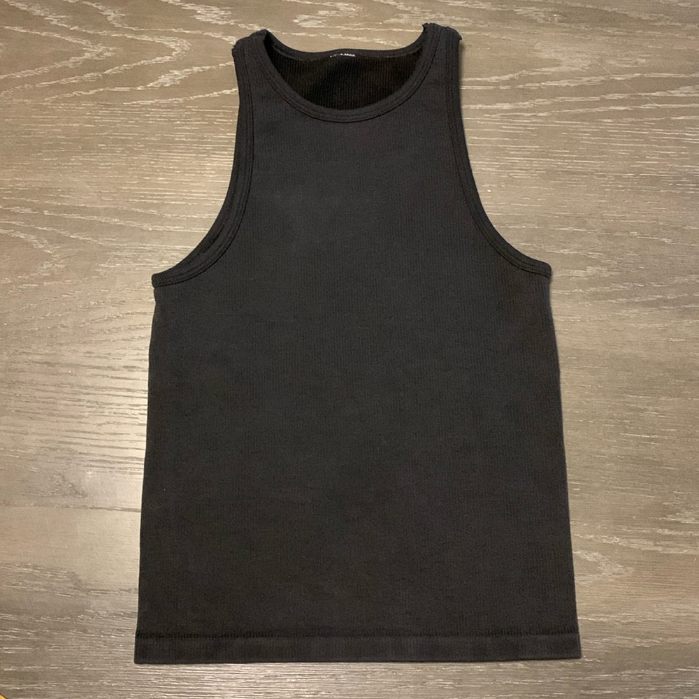 Fabletics Sculptknit Tank Black Size XXS/XS